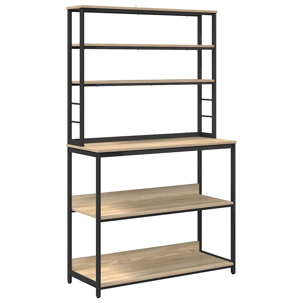 Kitchen shelf Sonoma oak 100 x 40 x 168 cm