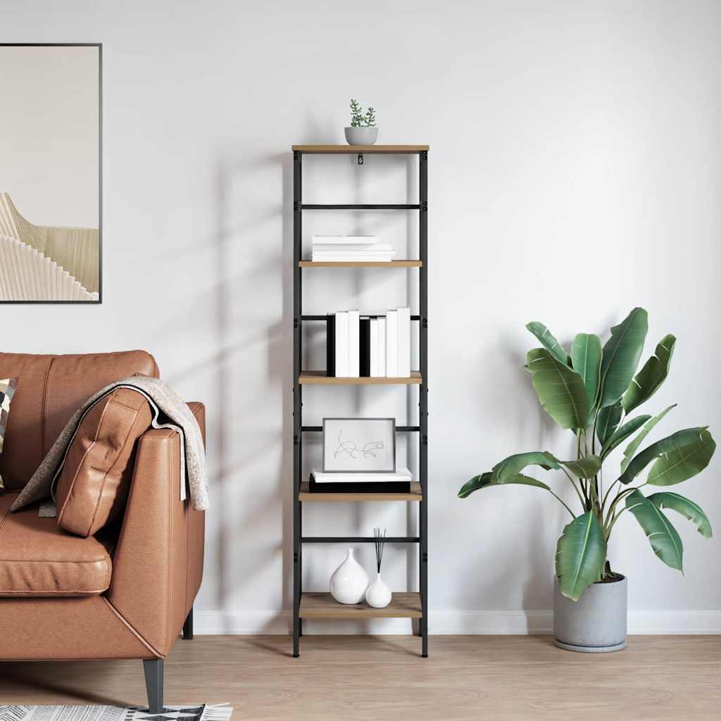 Knygų lentyna Amatininkų ąžuolas 40 x 29,5 x 149 cm