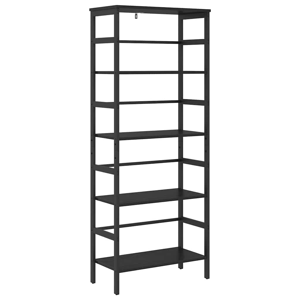 Grāmatu plaukts Melns ozols 60 x 29,5 x 149 cm
