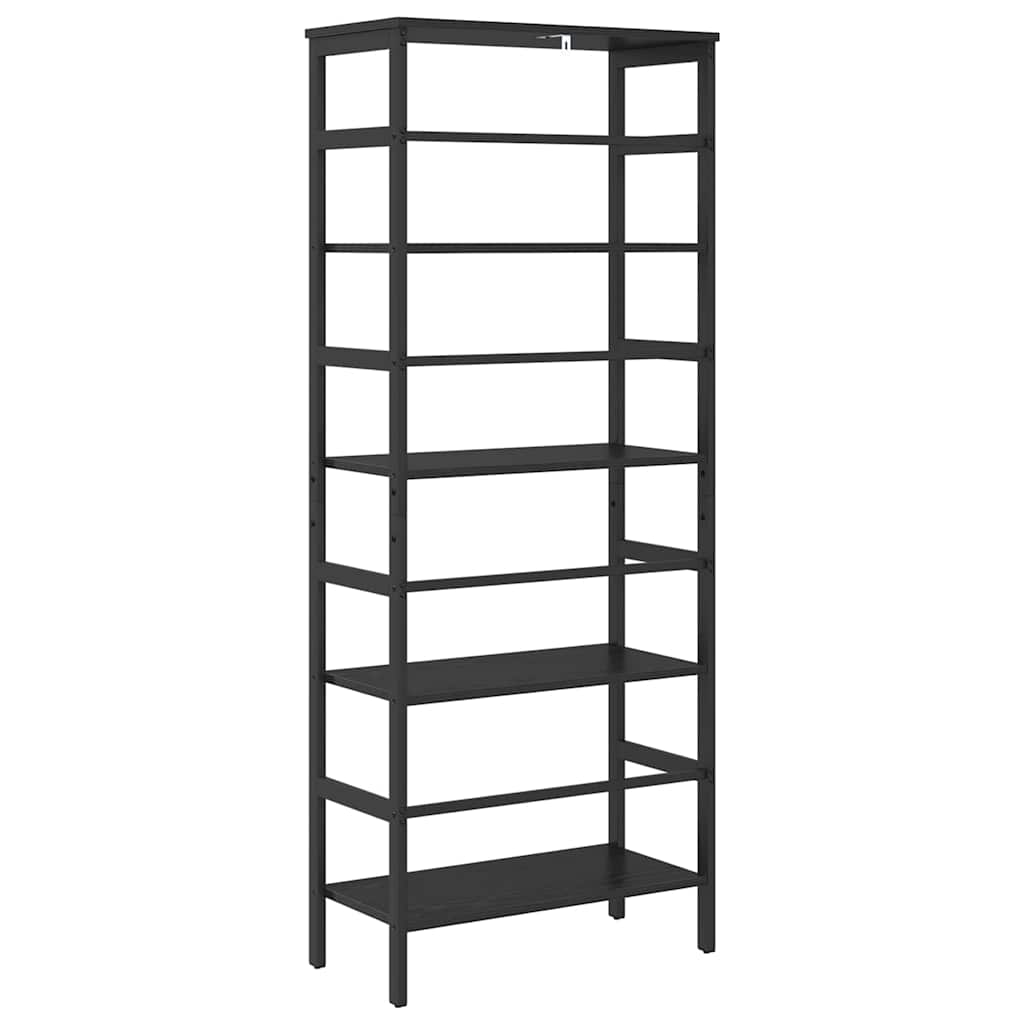 Grāmatu plaukts Melns ozols 60 x 29,5 x 149 cm