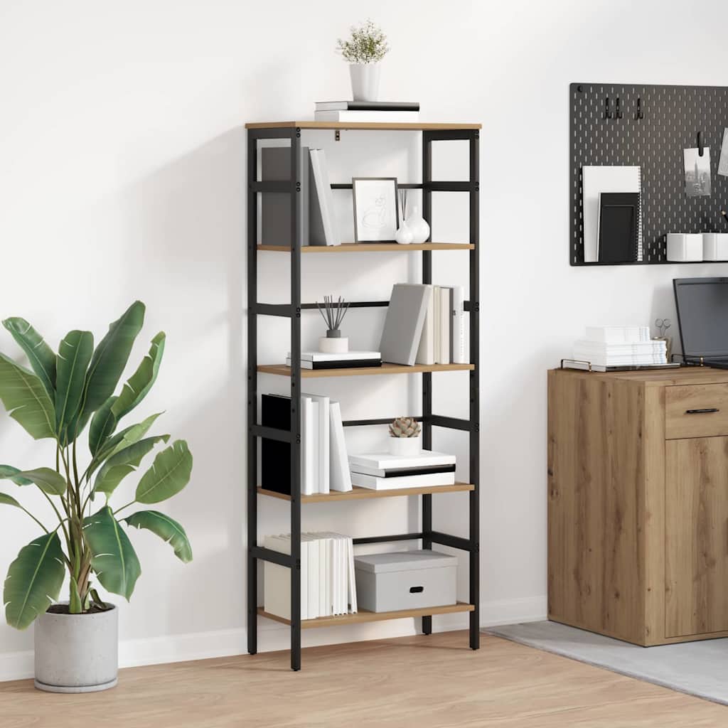 Bookcase Artisan Oak 60 x 29.5 x 149 cm