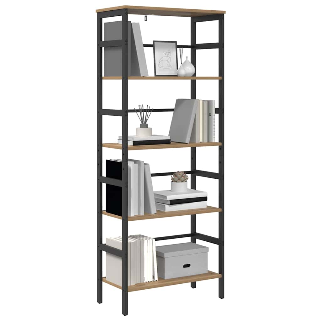 Bookcase Artisan Oak 60 x 29.5 x 149 cm