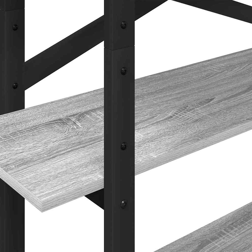 Grāmatu plaukts Pelēks Sonoma 100 x 33,5 x 140 cm