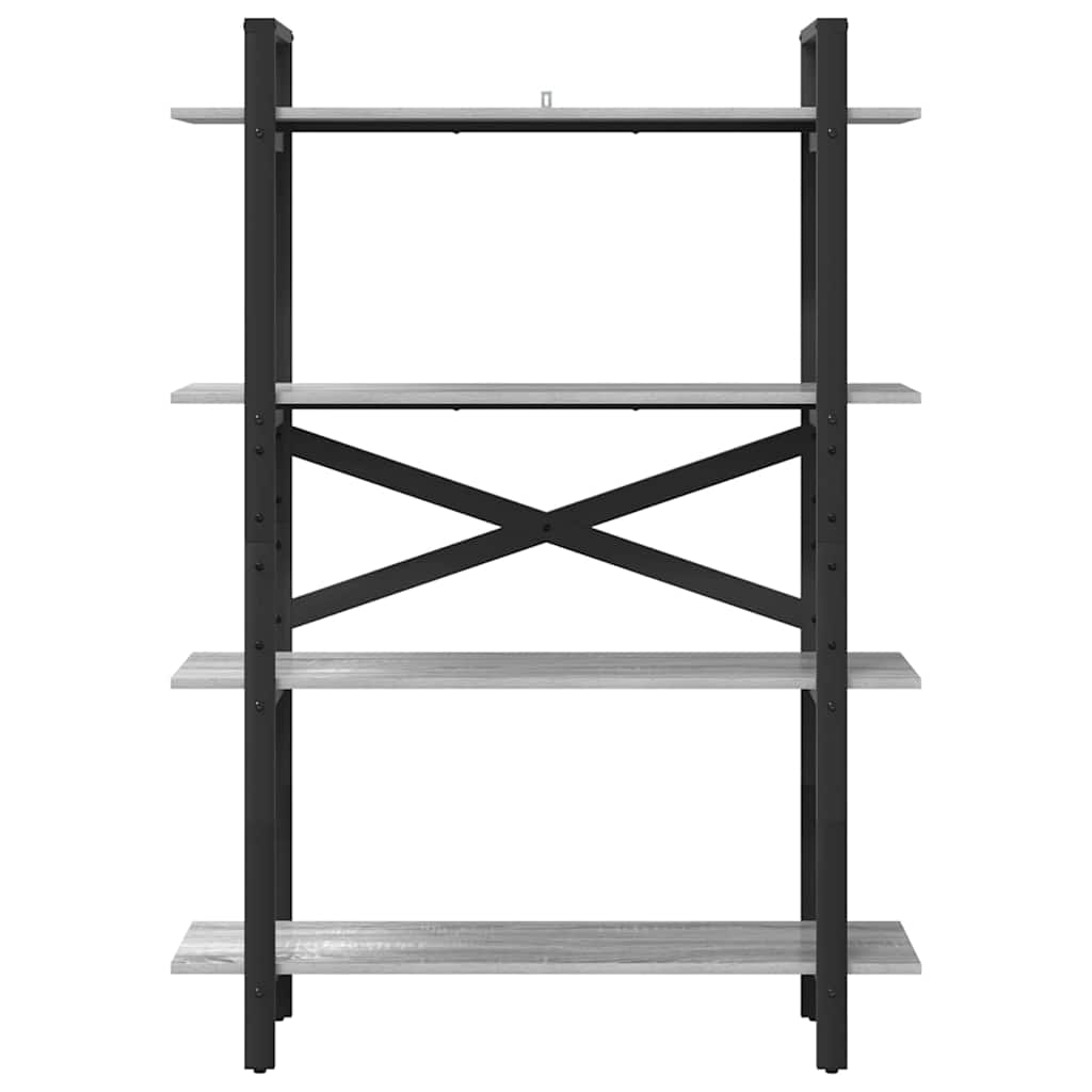 Grāmatu plaukts Pelēks Sonoma 100 x 33,5 x 140 cm