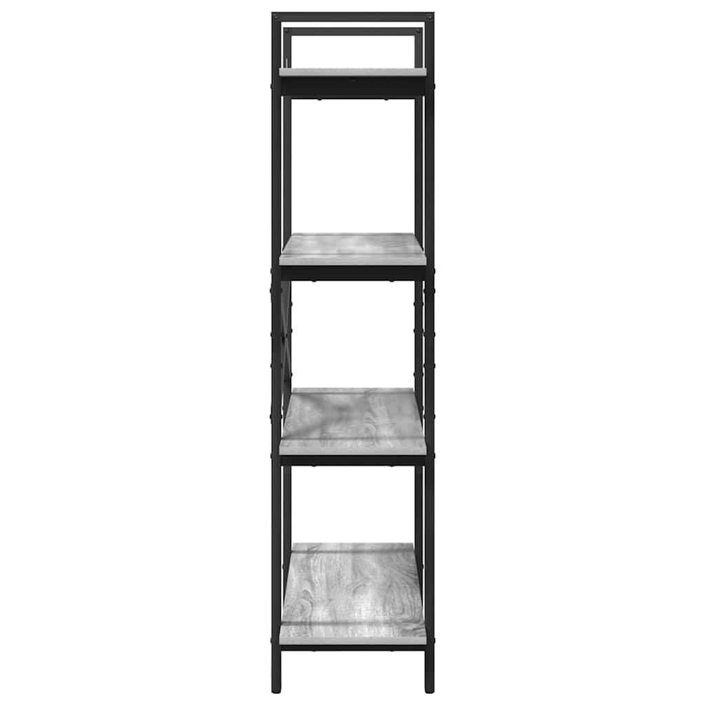 Grāmatu plaukts Pelēks Sonoma 100 x 33,5 x 140 cm