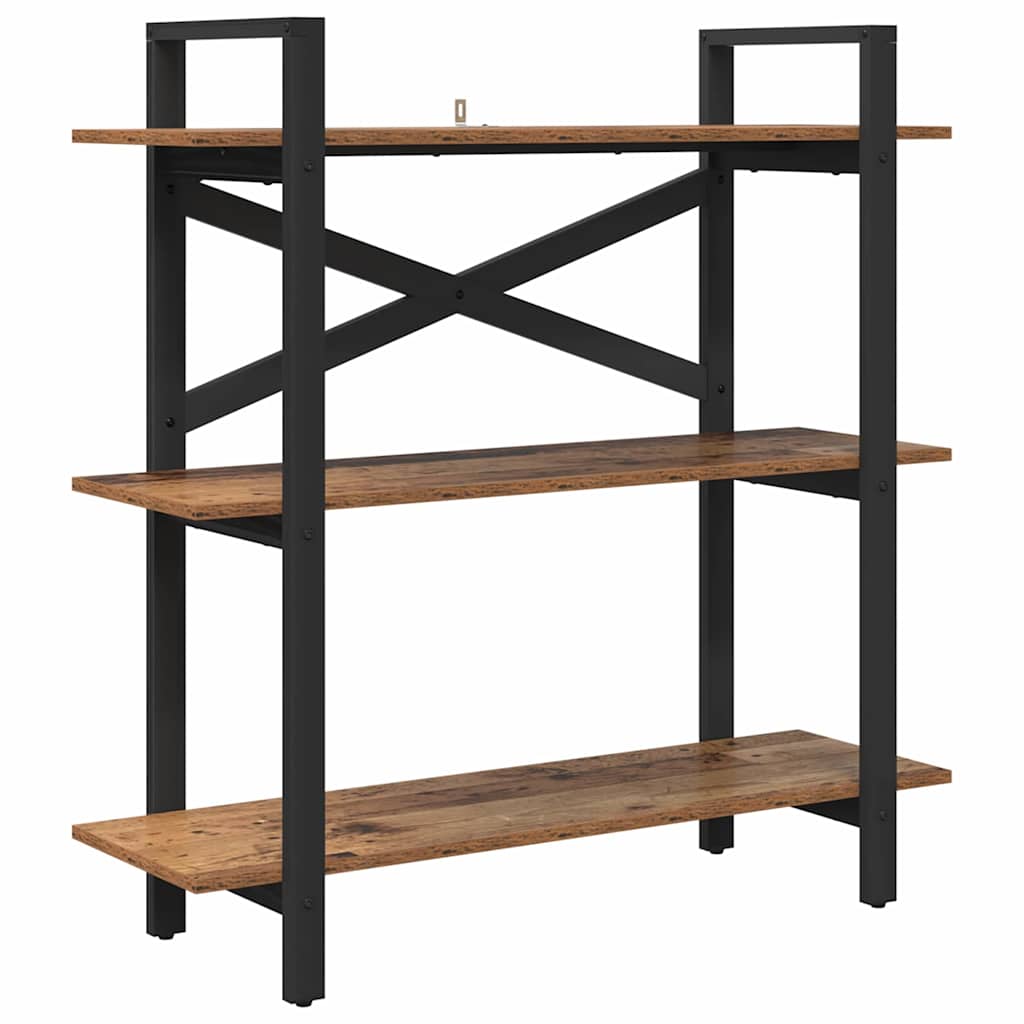 Bookcase Antique Wood 100 x 33.5 x 102 cm