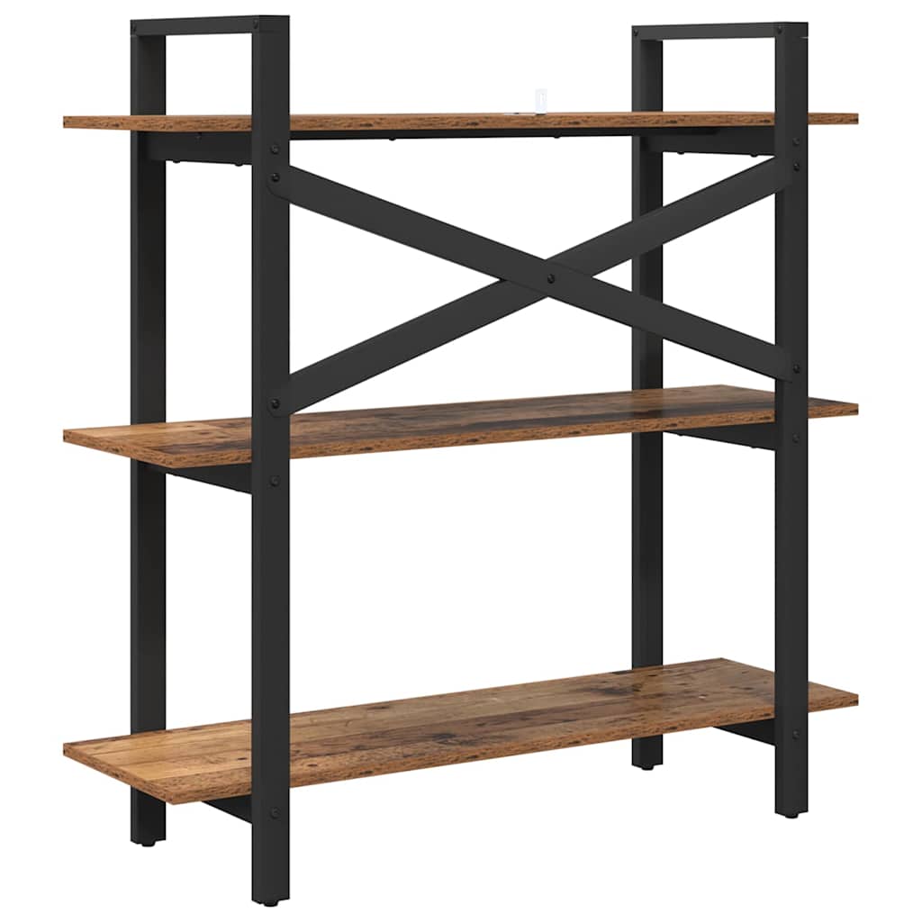 Bookcase Antique Wood 100 x 33.5 x 102 cm