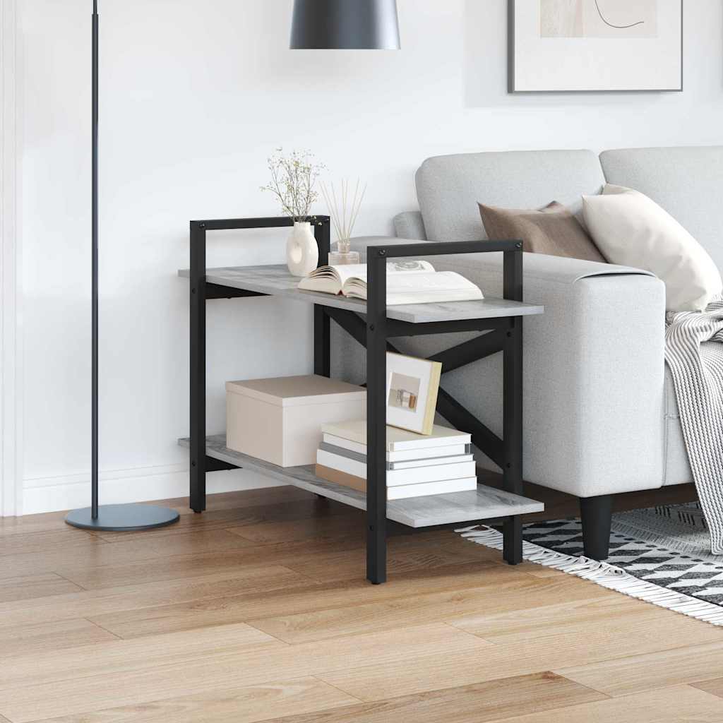 Bookcase Gray Sonoma 100 x 33.5 x 64 cm Engineered Wood