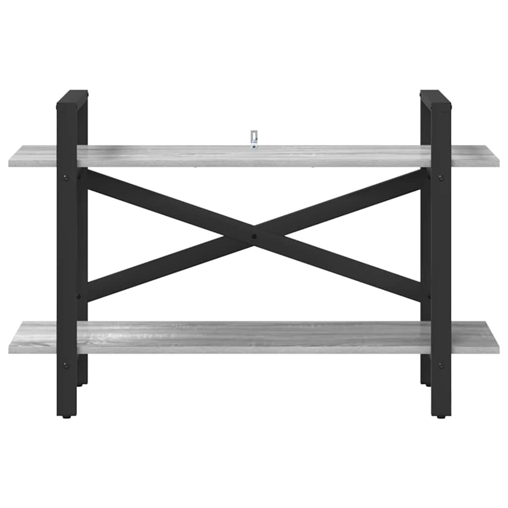 Bookcase Gray Sonoma 100 x 33.5 x 64 cm Engineered Wood