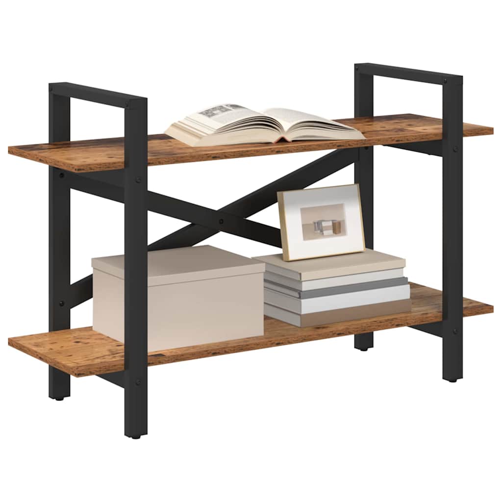Bookcase Antique wood 100 x 33.5 x 64 cm