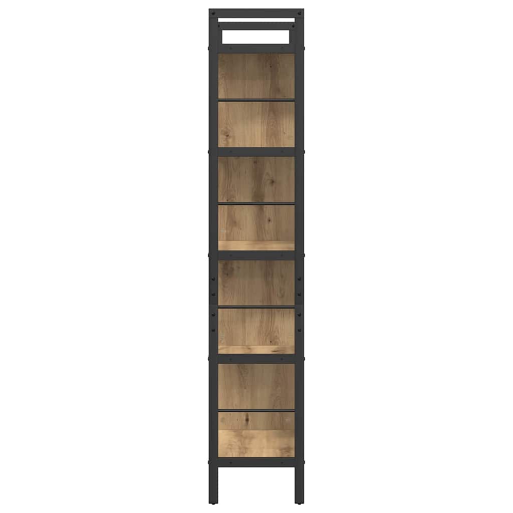 Bookcase Craftsman Oak 75 x 30 x 156 cm