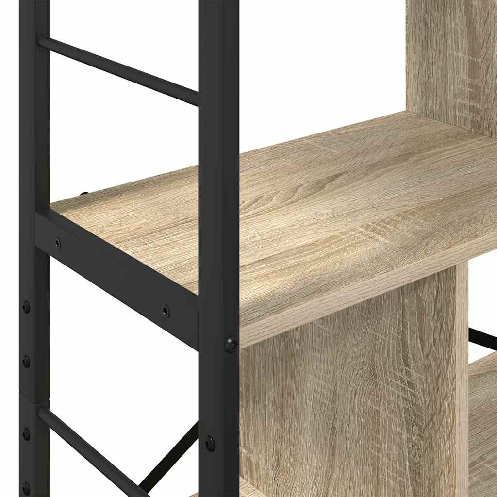 Bookcase Sonoma oak 75 x 30 x 123.5 cm