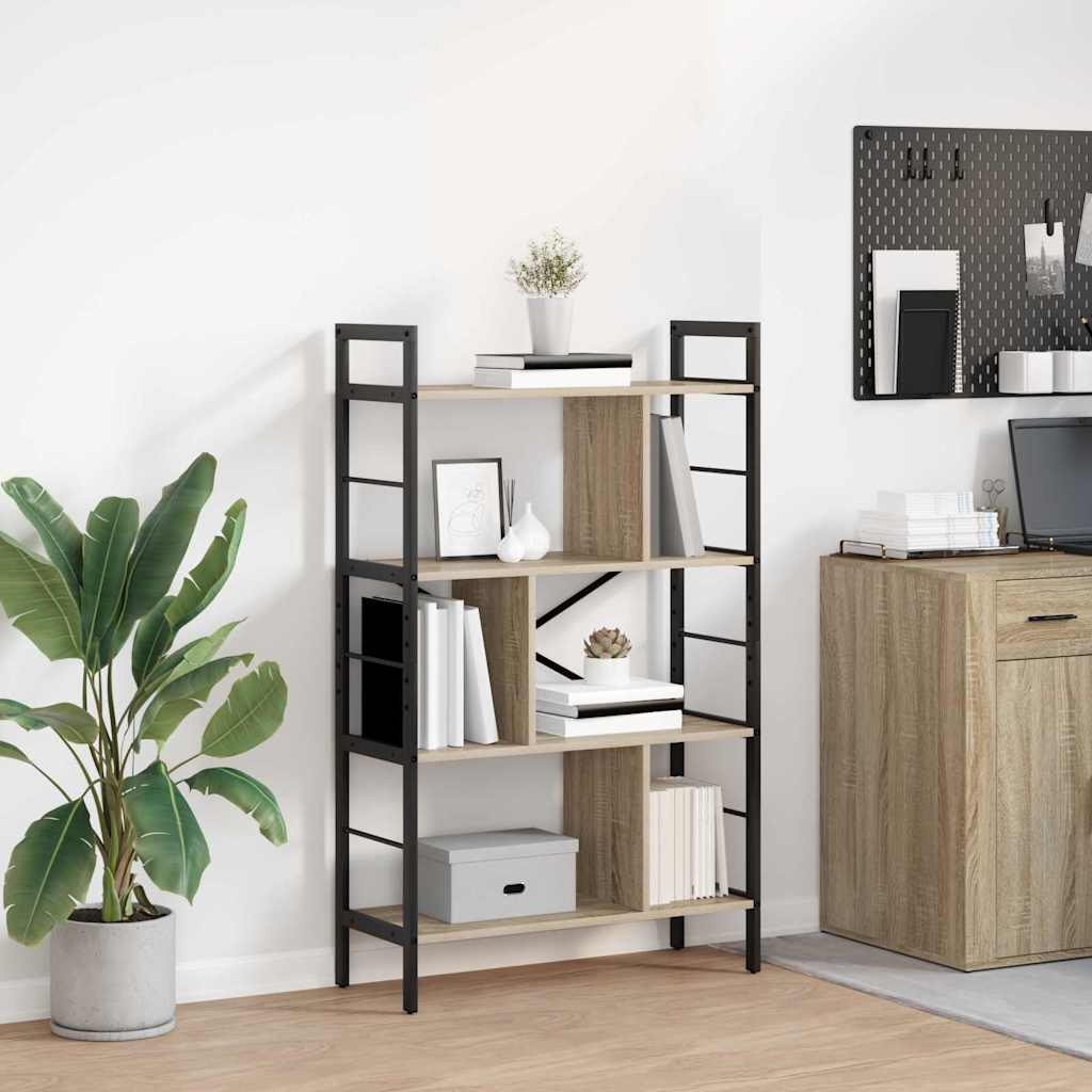 Bookcase Sonoma oak 75 x 30 x 123.5 cm