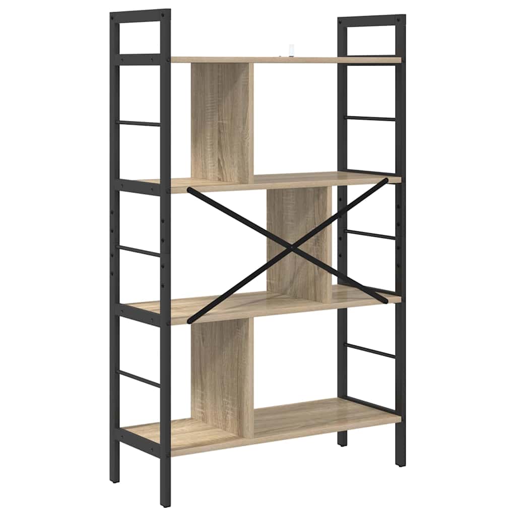Bookcase Sonoma oak 75 x 30 x 123.5 cm