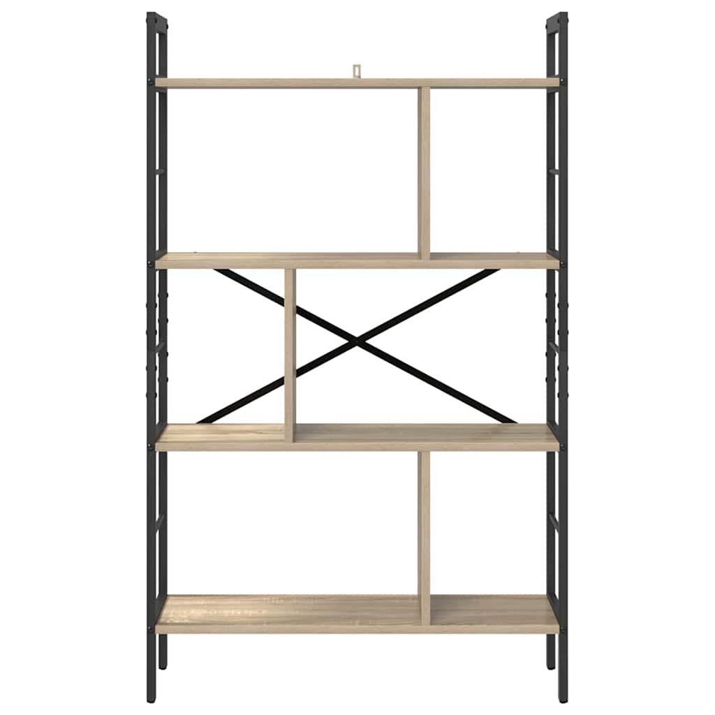 Bookcase Sonoma oak 75 x 30 x 123.5 cm