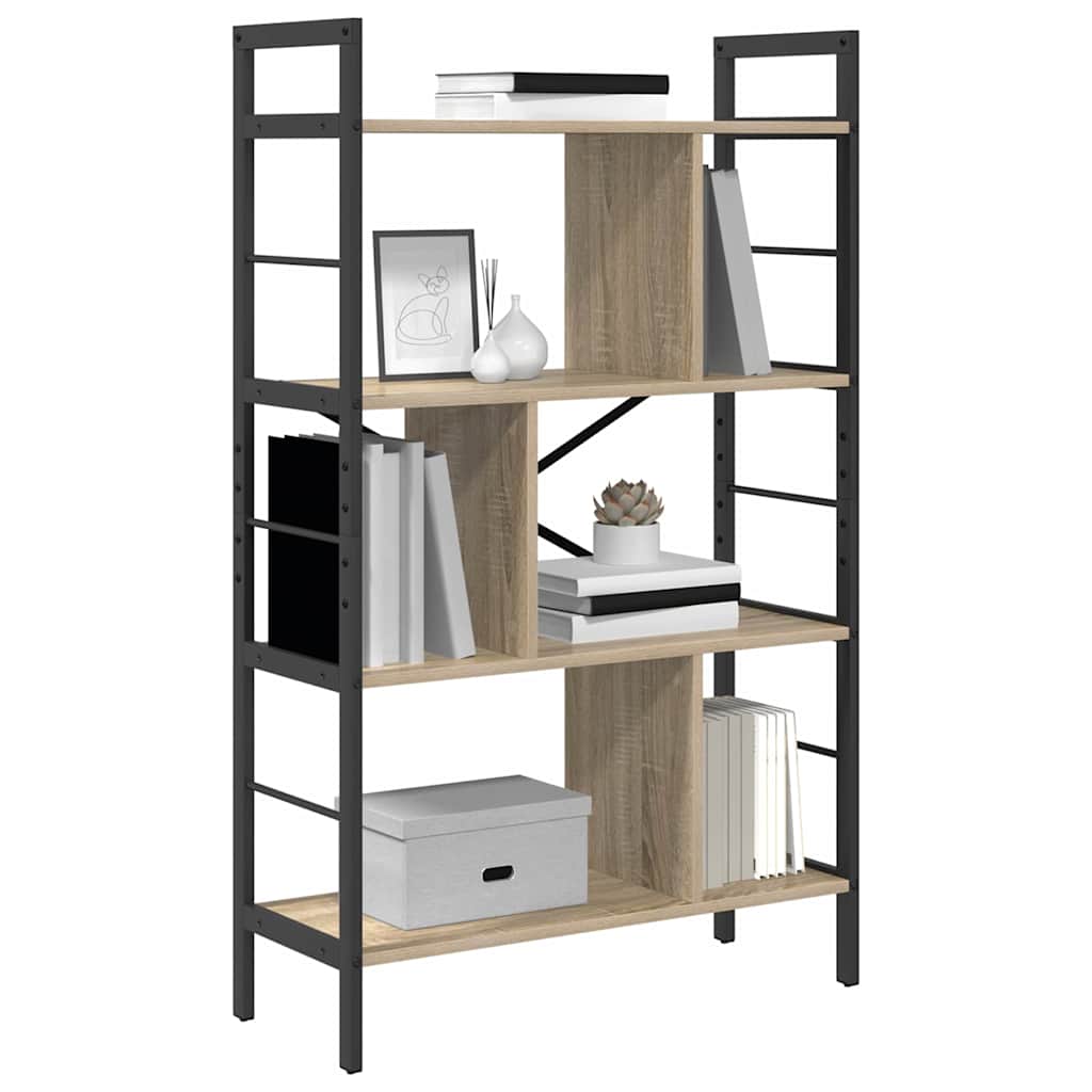 Bookcase Sonoma oak 75 x 30 x 123.5 cm