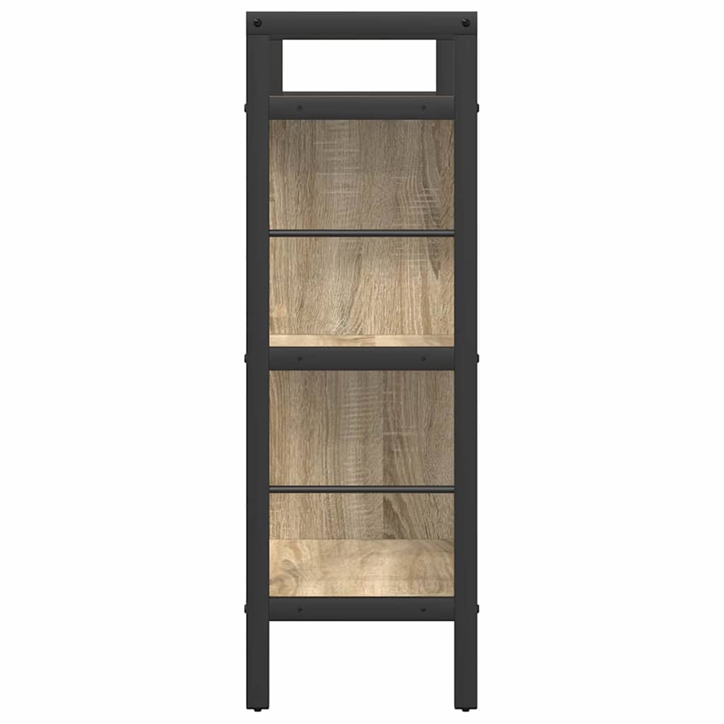 Bookcase Sonoma Oak 75 x 30 x 91 cm Engineered Wood