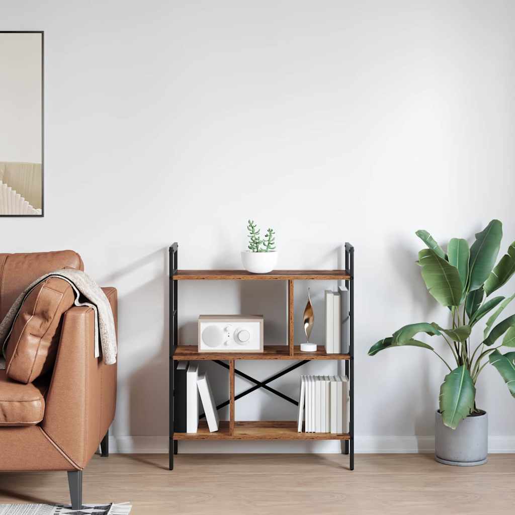 Knygų lentyna Senovinis medis 75 x 30 x 91 cm Apdirbta mediena