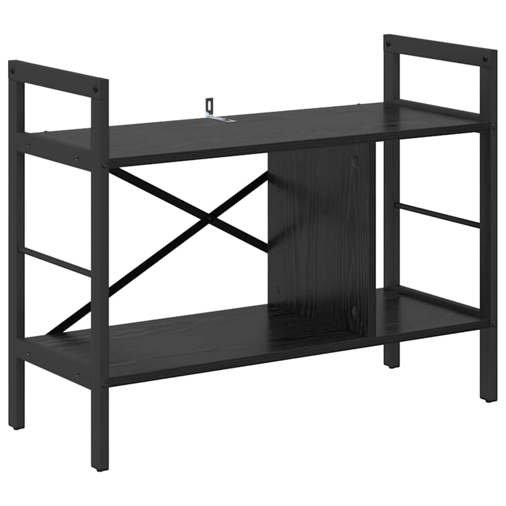 Grāmatu plaukts Melns ozols 75 x 30 x 58,5 cm Apstrādāta koksne