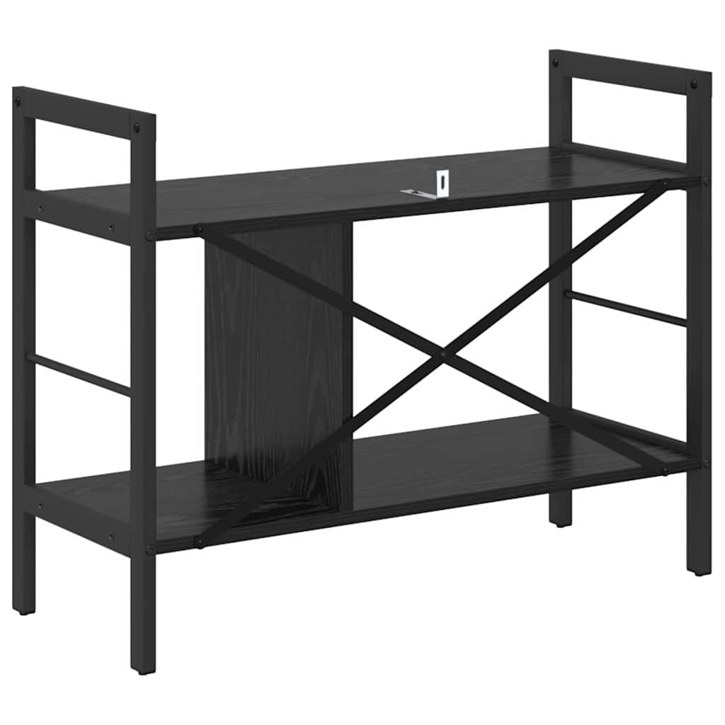 Grāmatu plaukts Melns ozols 75 x 30 x 58,5 cm Apstrādāta koksne