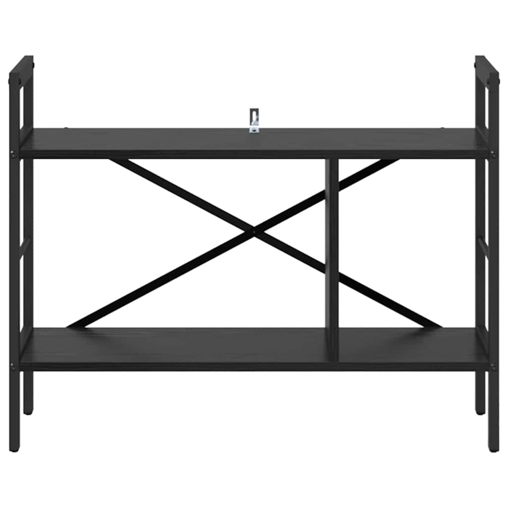 Grāmatu plaukts Melns ozols 75 x 30 x 58,5 cm Apstrādāta koksne