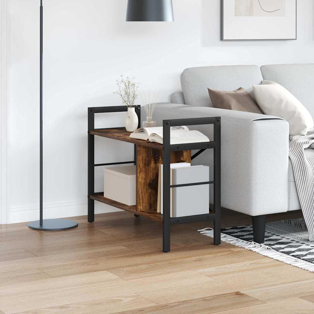 Knygų lentyna Rūkyta ąžuolas 75 x 30 x 58,5 cm Apdirbta mediena