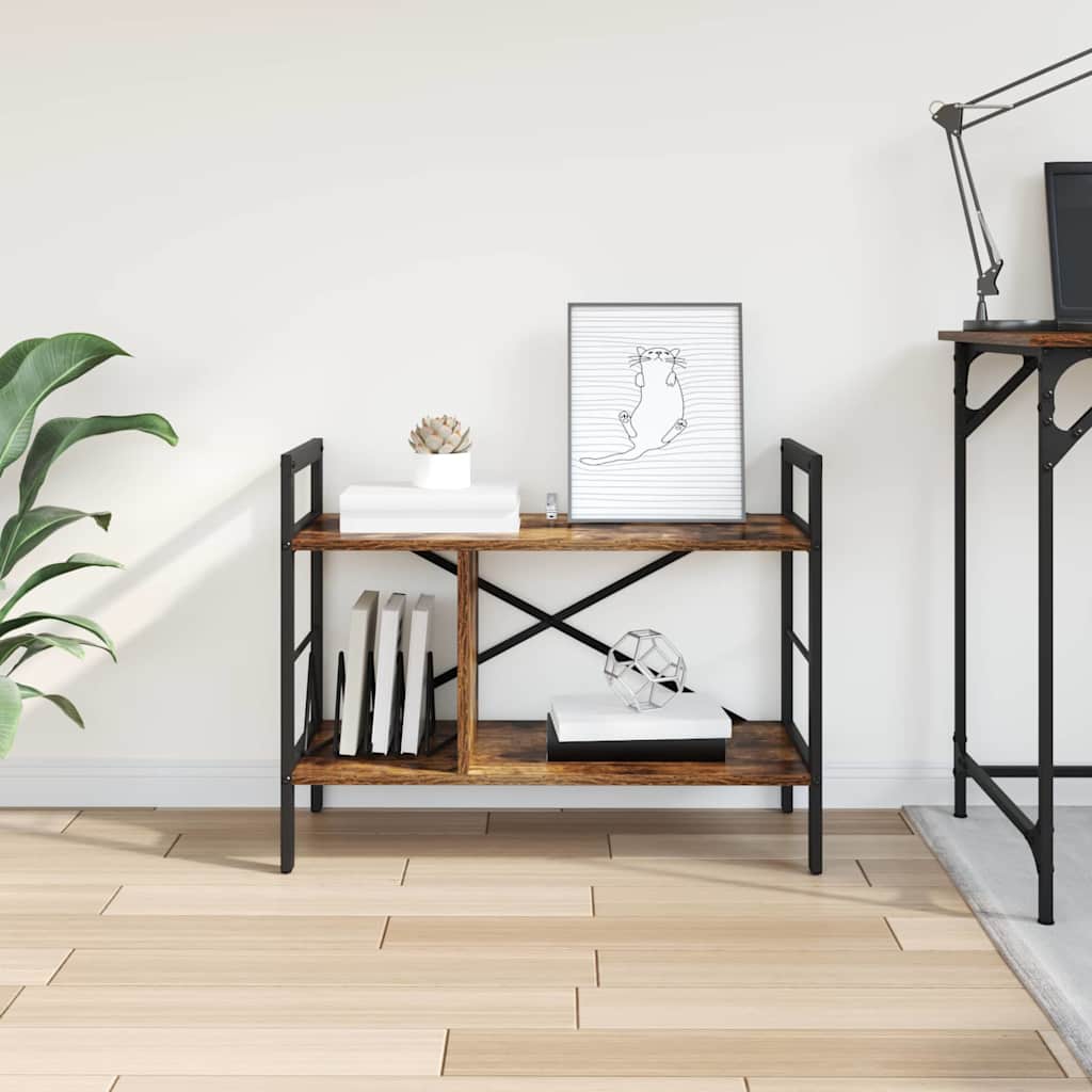 Knygų lentyna Rūkyta ąžuolas 75 x 30 x 58,5 cm Apdirbta mediena