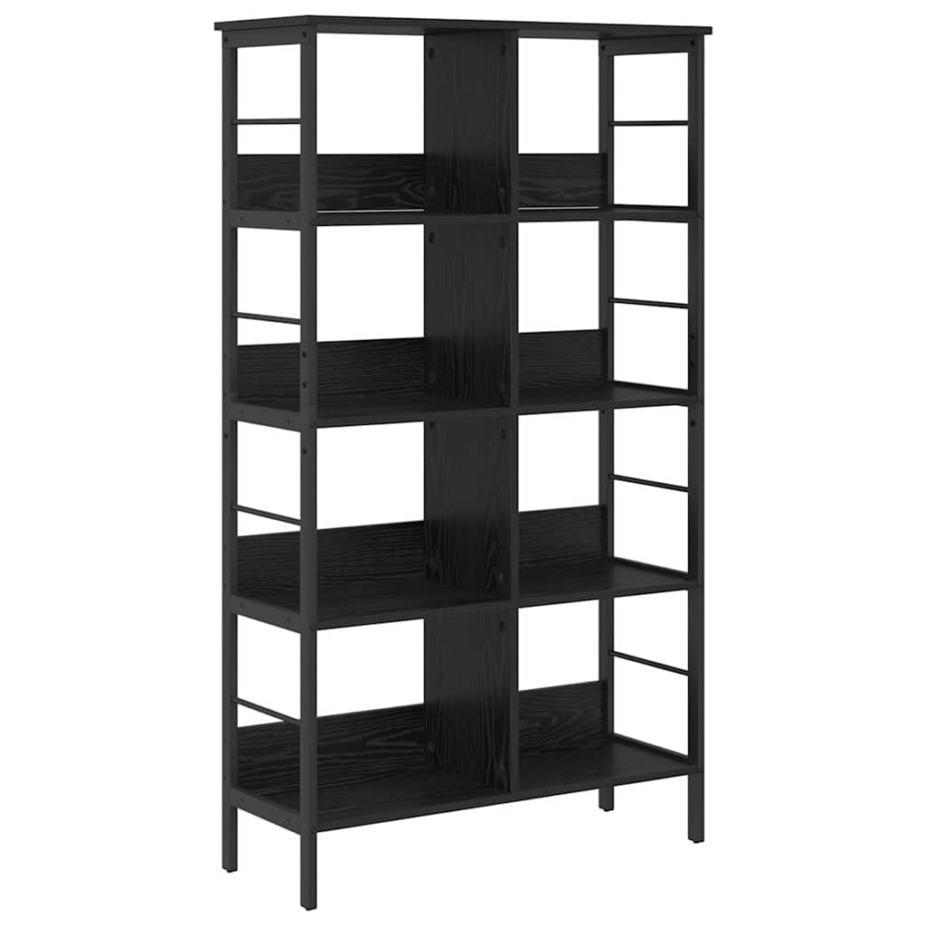 Bookshelf Black Oak 82 x 32 x 144.5 cm