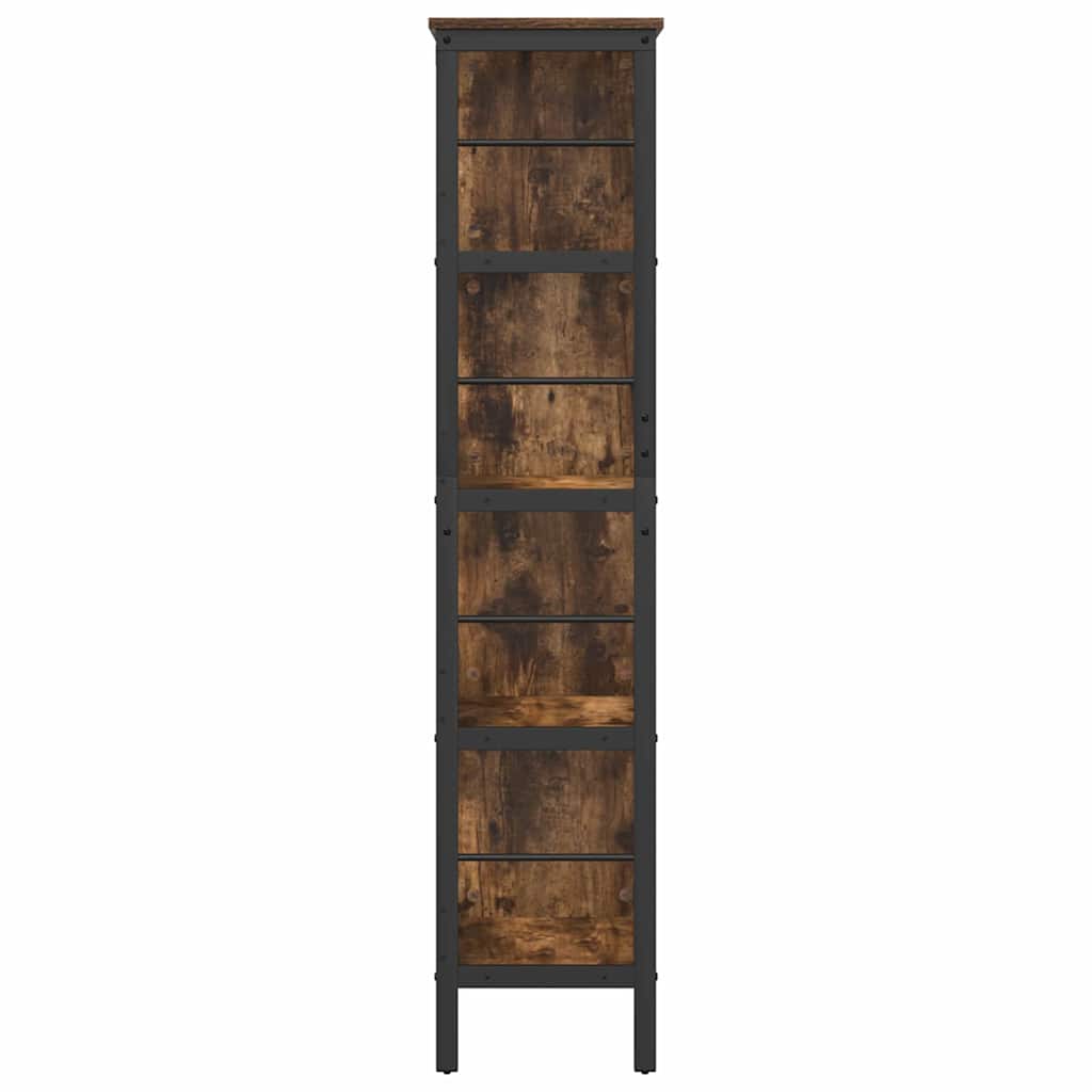 Grāmatu plaukts Dūmu ozols 82 x 32 x 144,5 cm