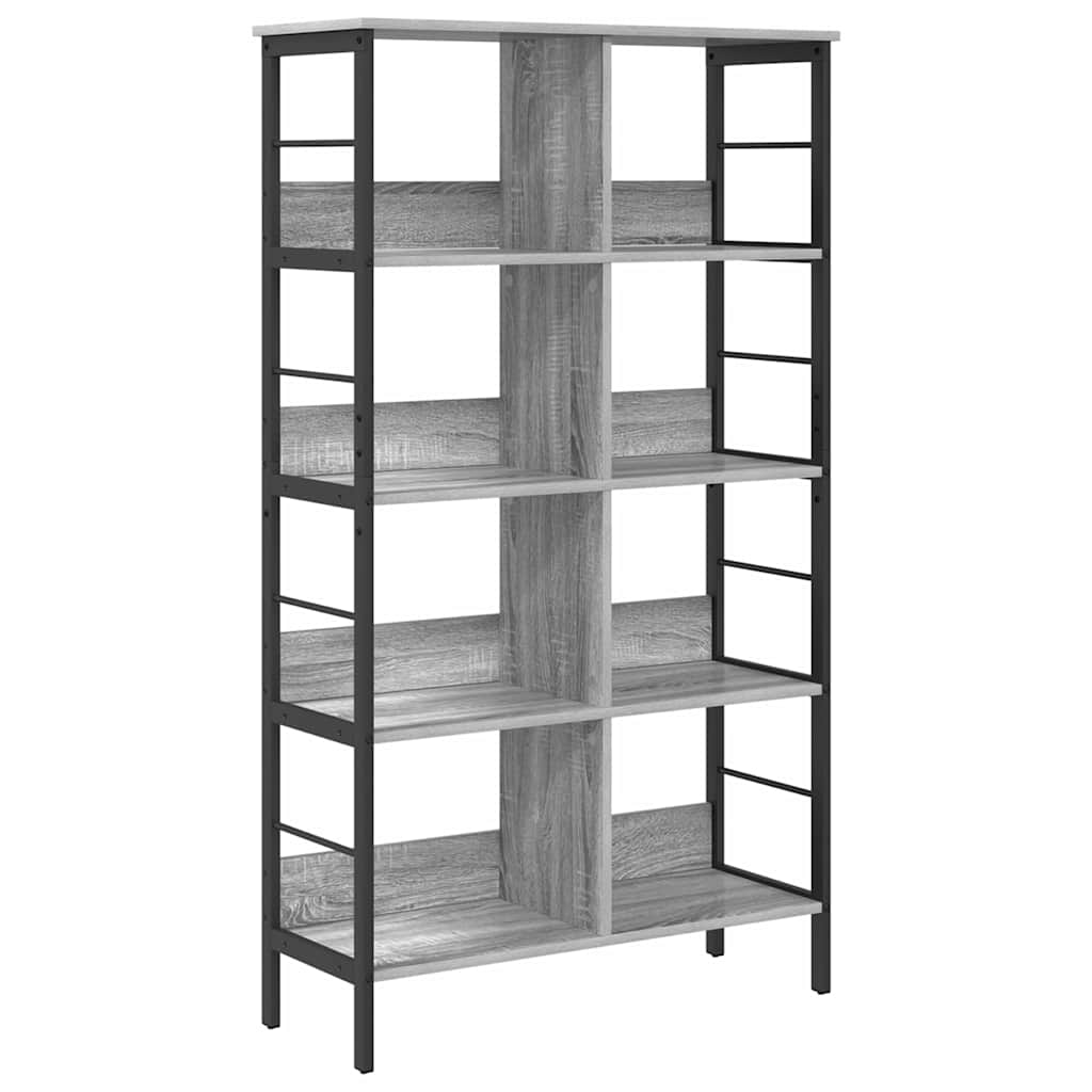 Grāmatu plaukts Pelēks Sonoma 82 x 32 x 144,5 cm Inženierijas koksne