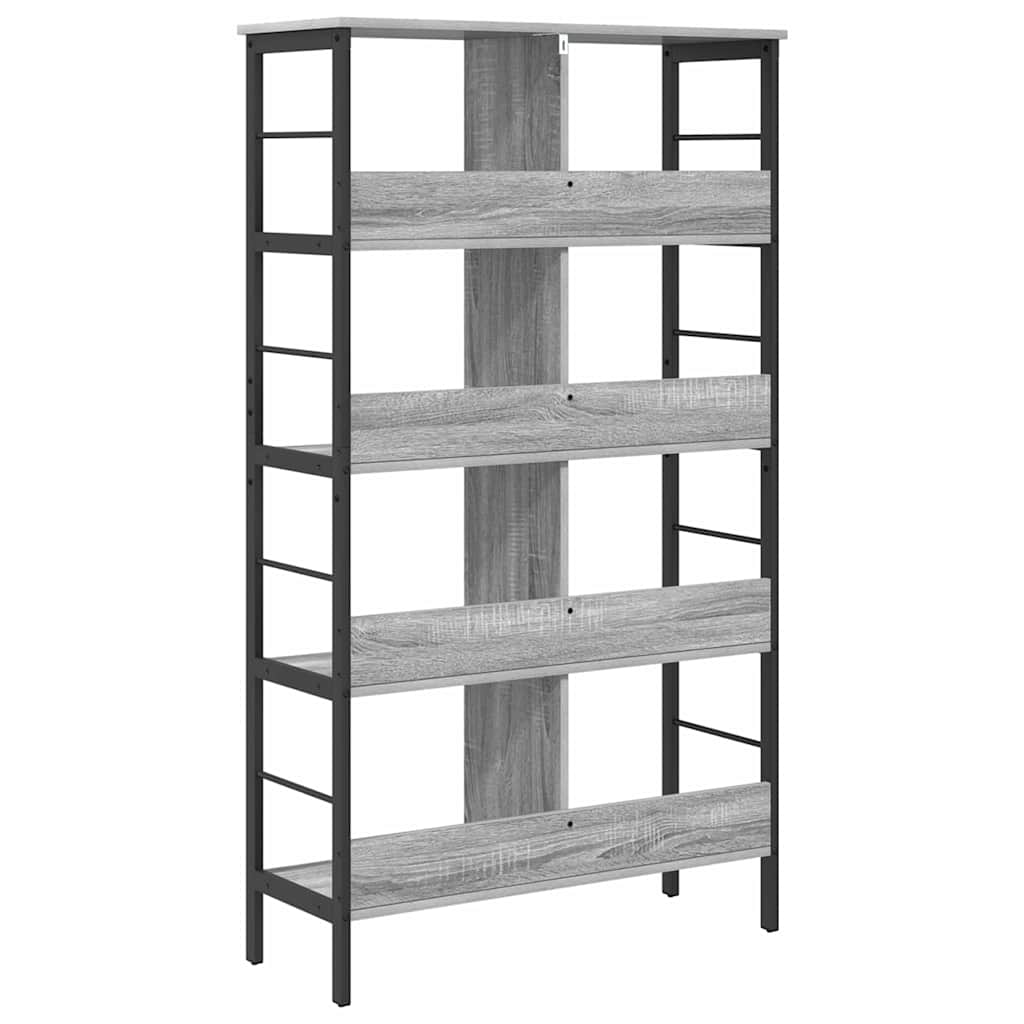 Grāmatu plaukts Pelēks Sonoma 82 x 32 x 144,5 cm Inženierijas koksne