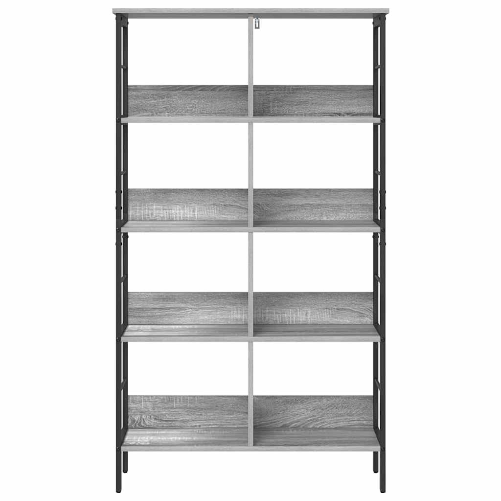 Grāmatu plaukts Pelēks Sonoma 82 x 32 x 144,5 cm Inženierijas koksne