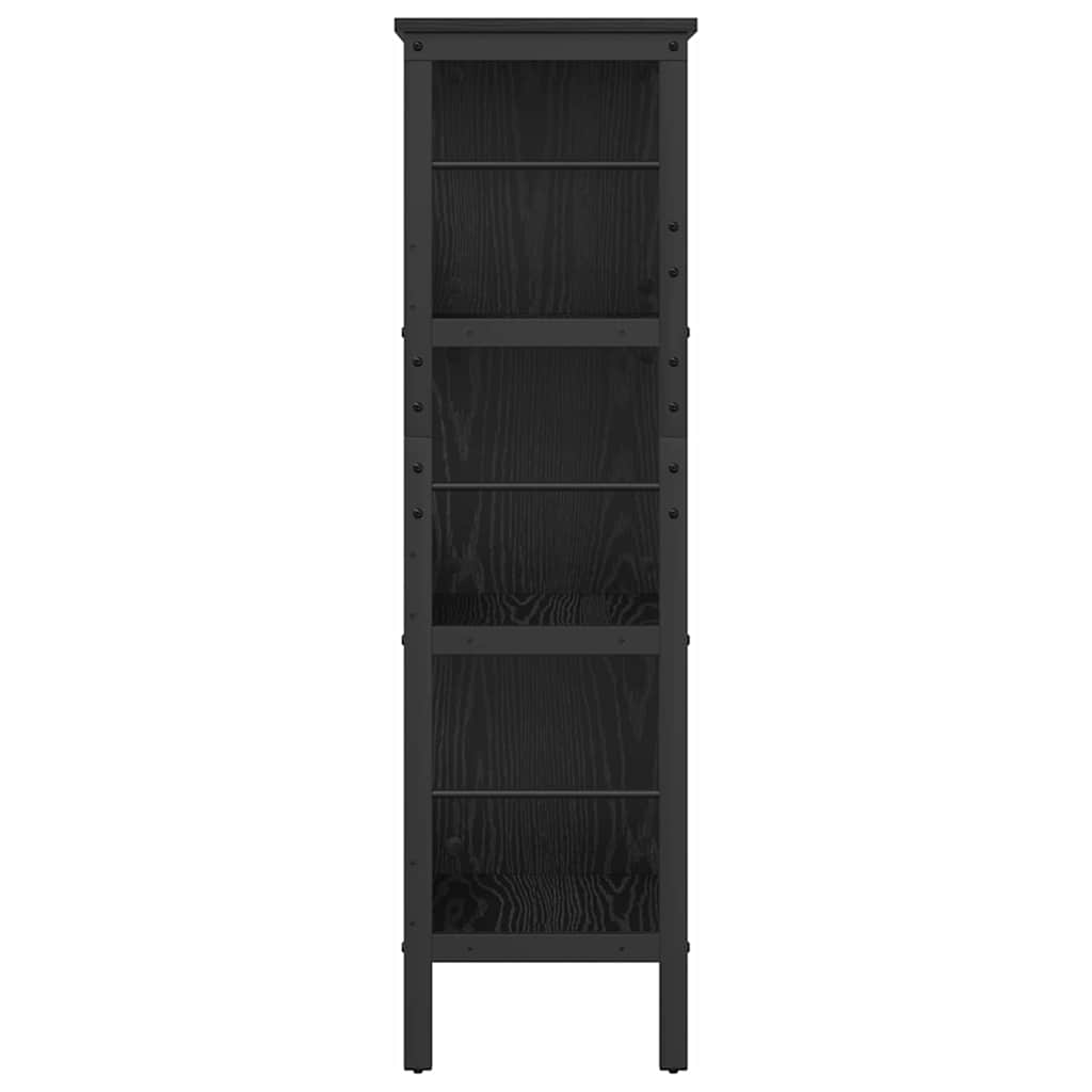 Knygų lentyna Juodas ąžuolas 82 x 32 x 112 cm Apdirbta mediena