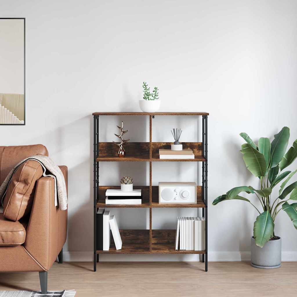 Knygų lentyna Rūkyta ąžuolas 82 x 32 x 112 cm Apdirbta mediena