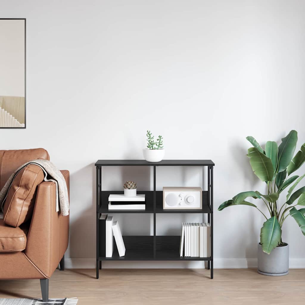 Knygų lentyna Juodas ąžuolas 82 x 32 x 79 cm Apdirbta mediena