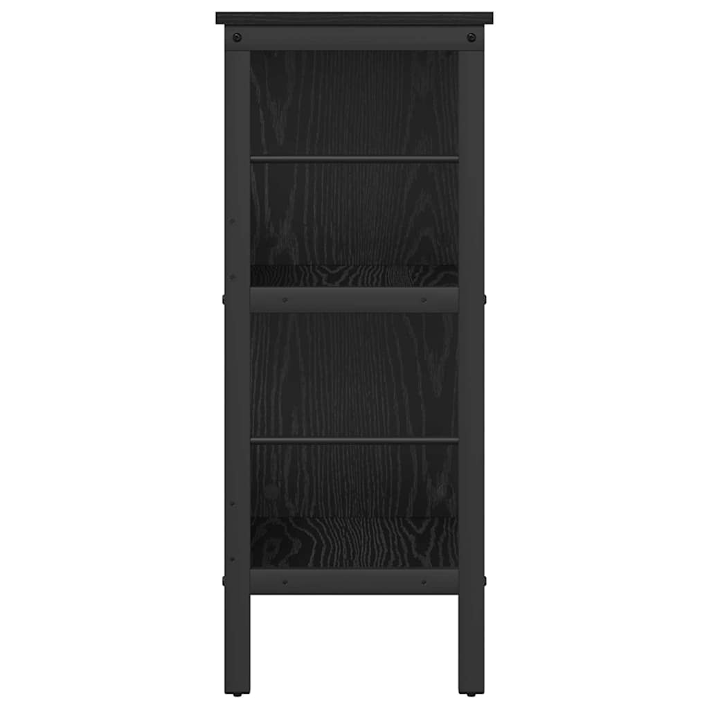 Knygų lentyna Juodas ąžuolas 82 x 32 x 79 cm Apdirbta mediena