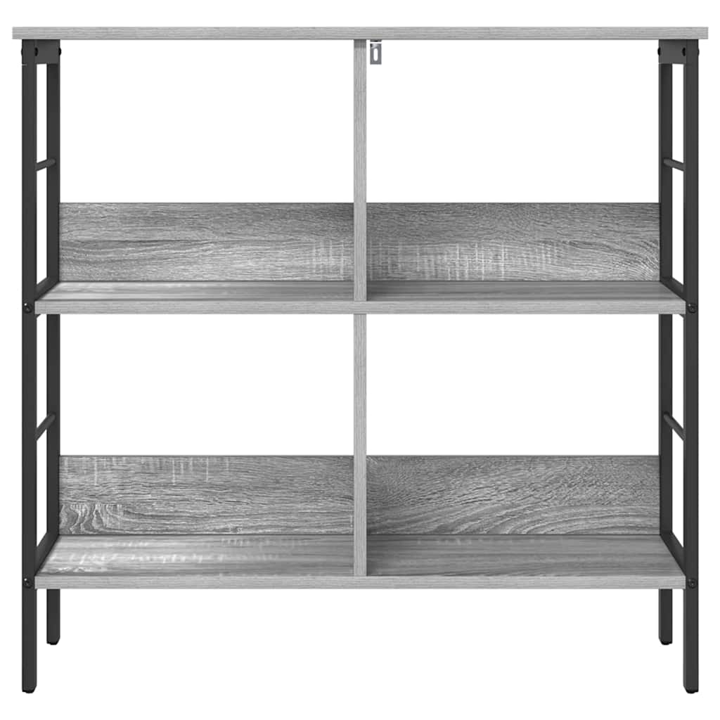 Grāmatu plaukts pelēks Sonoma 82 x 32 x 79 cm inženierijas koksne