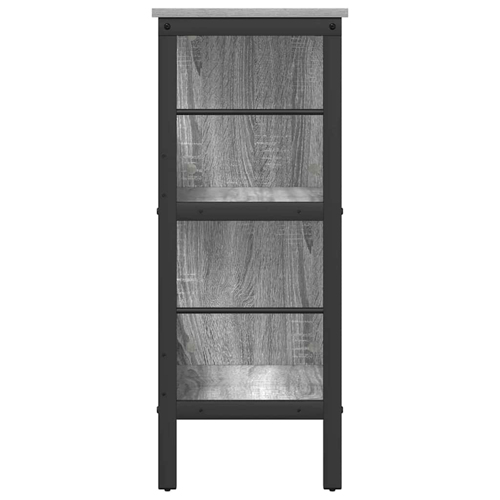 Grāmatu plaukts pelēks Sonoma 82 x 32 x 79 cm inženierijas koksne