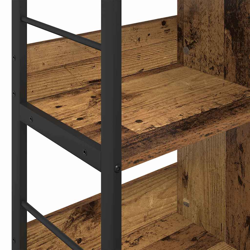 Grāmatu plaukts Antīks koks 82 x 32 x 79 cm Apstrādāts koks
