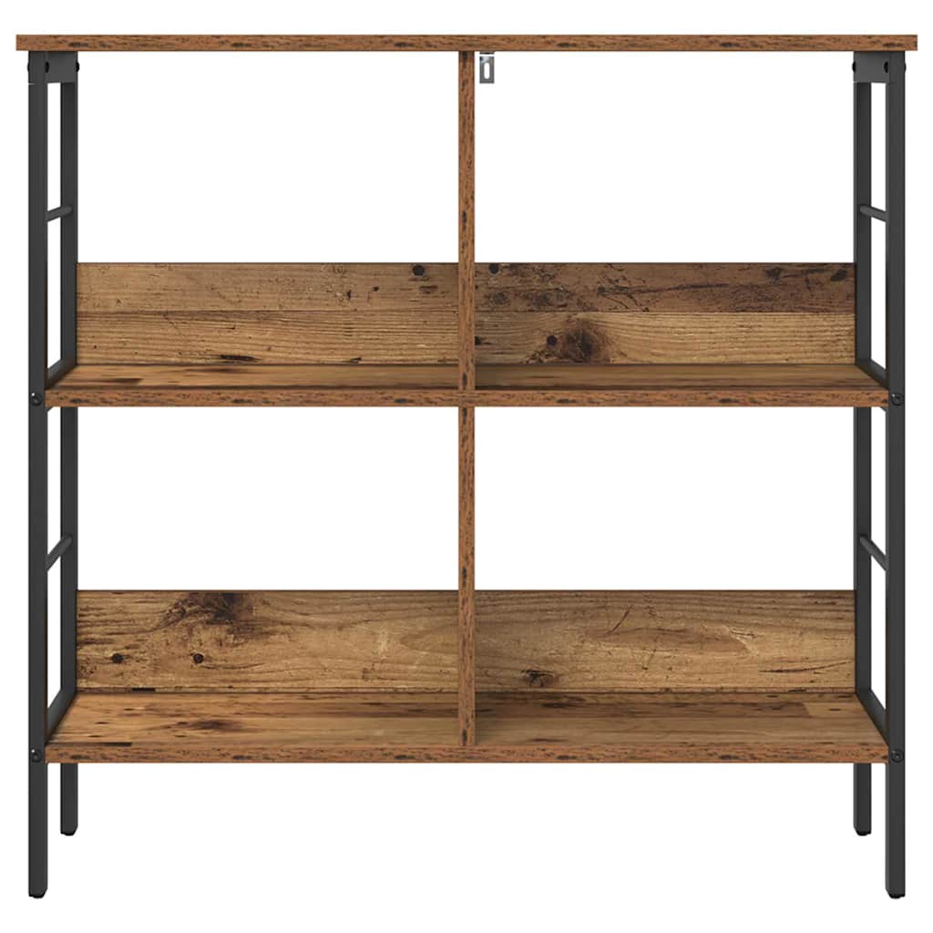 Grāmatu plaukts Antīks koks 82 x 32 x 79 cm Apstrādāts koks