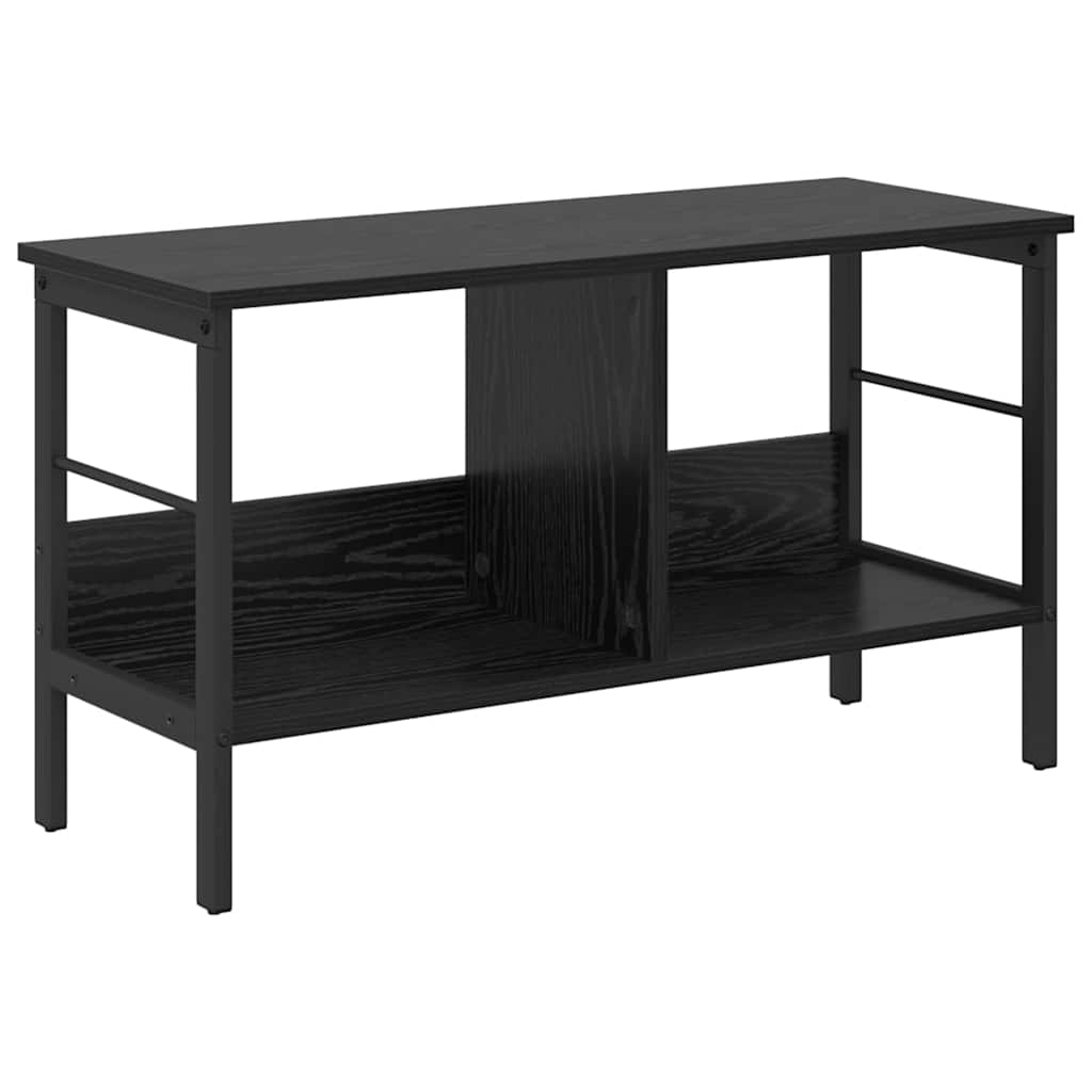 Grāmatu plaukts Melns ozols 82 x 32 x 47 cm Apstrādāts koks