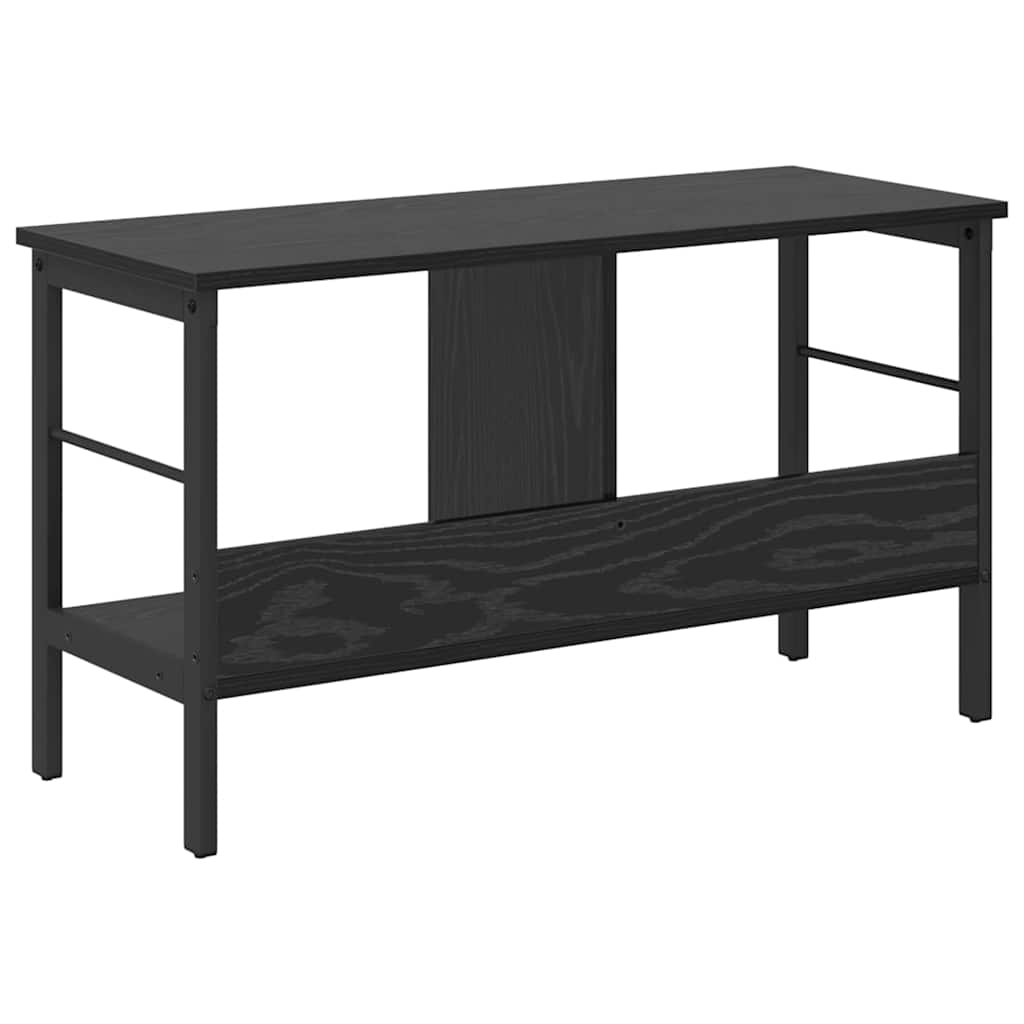 Grāmatu plaukts Melns ozols 82 x 32 x 47 cm Apstrādāts koks