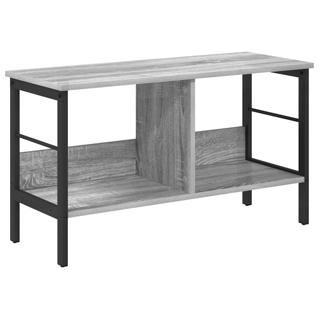 Bookcase Grey Sonoma 82 x 32 x 47 cm Engineered Wood