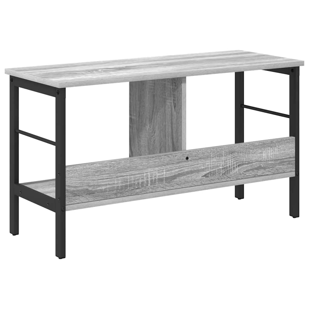Bookcase Grey Sonoma 82 x 32 x 47 cm Engineered Wood