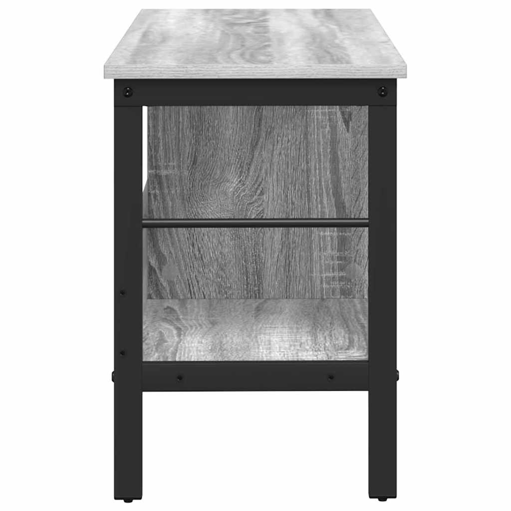 Bookcase Grey Sonoma 82 x 32 x 47 cm Engineered Wood