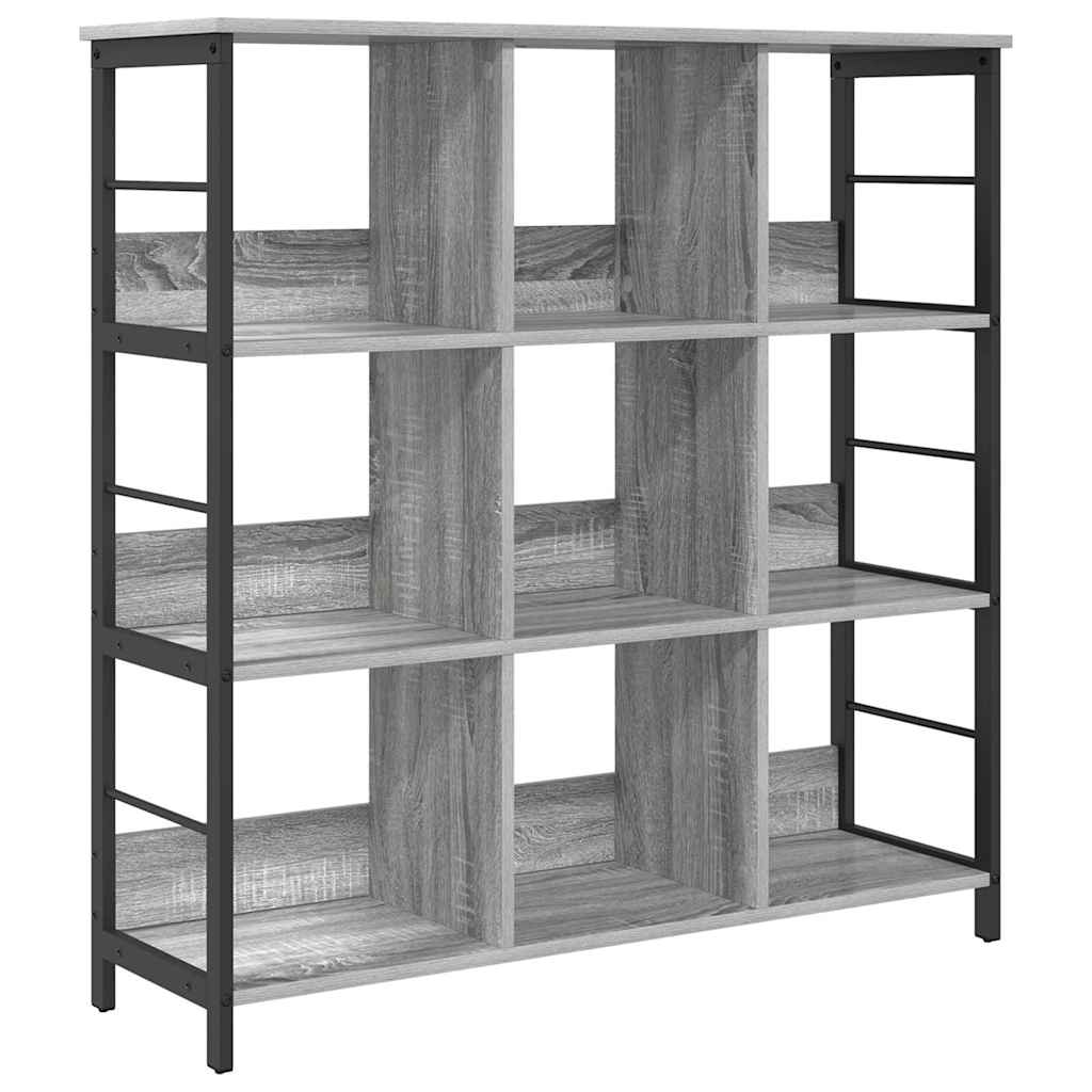 Grāmatu plaukts Pelēks Sonoma 102 x 32 x 104,5 cm