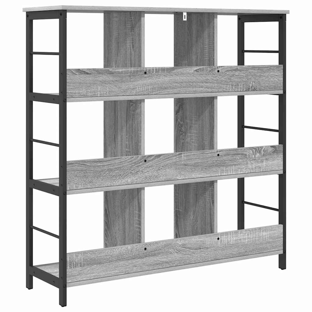Grāmatu plaukts Pelēks Sonoma 102 x 32 x 104,5 cm