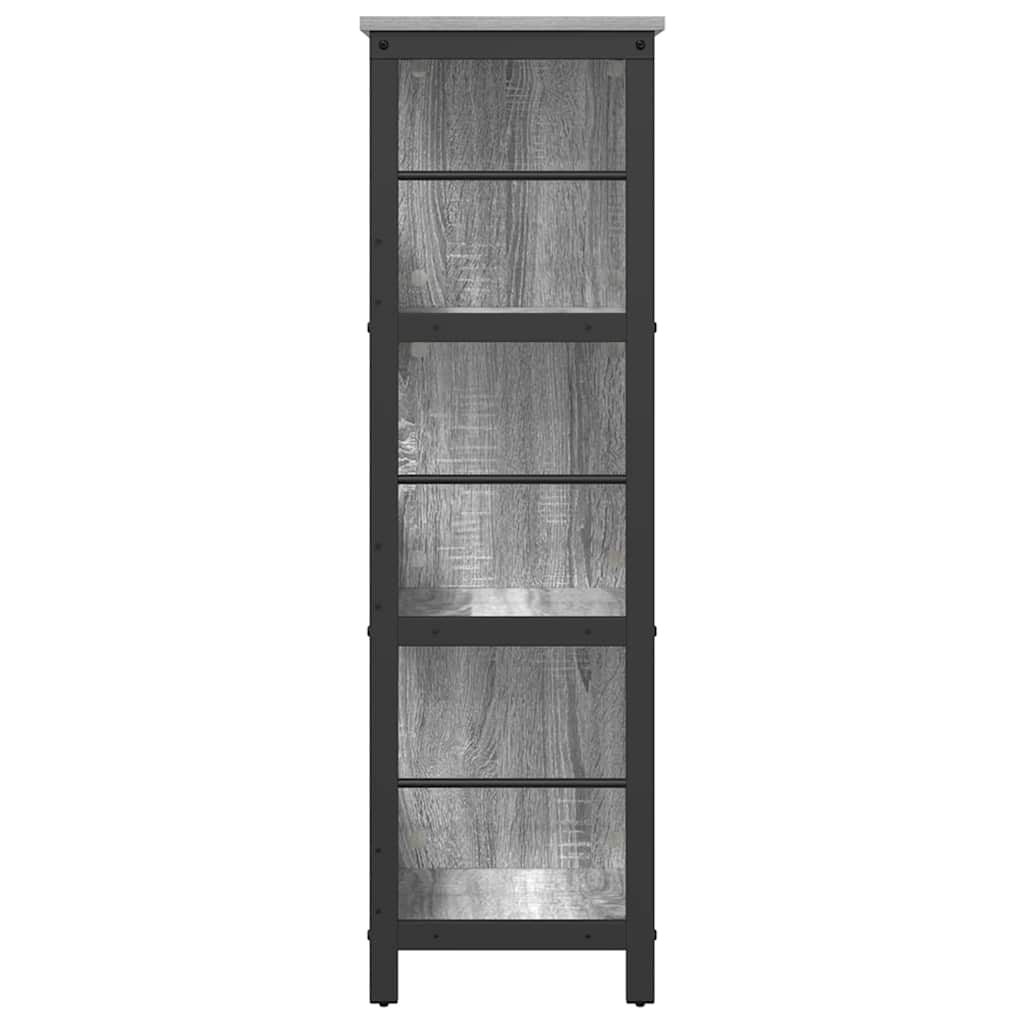 Grāmatu plaukts Pelēks Sonoma 102 x 32 x 104,5 cm