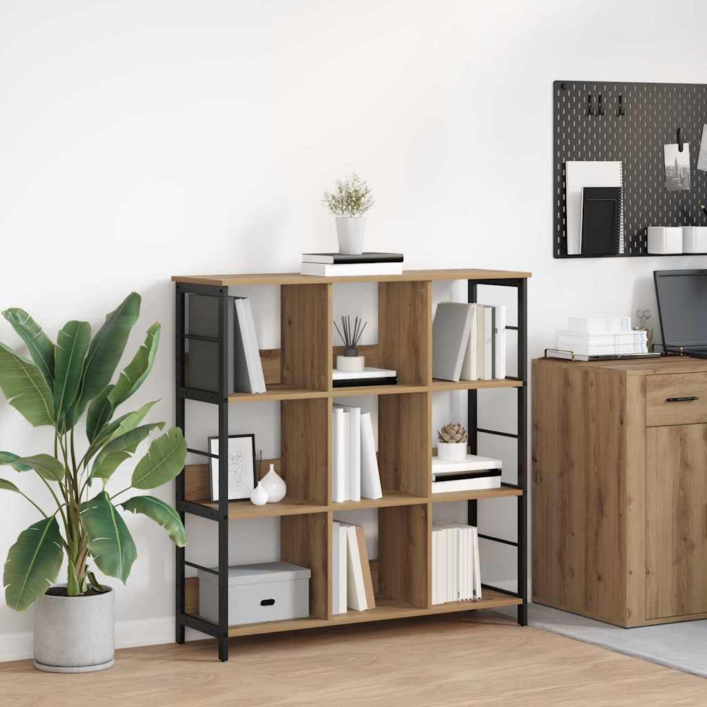 Bookshelf Craftsman oak 102 x 32 x 104.5 cm