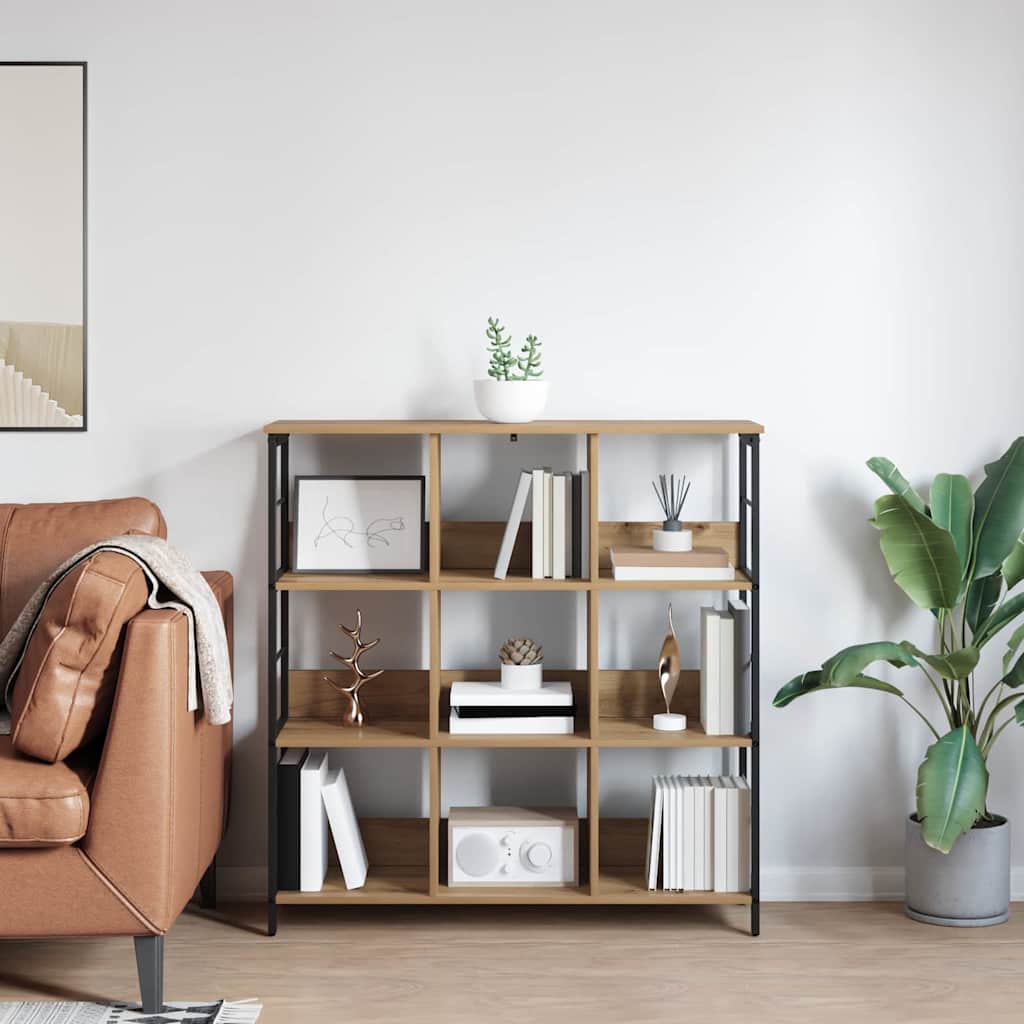 Bookshelf Craftsman oak 102 x 32 x 104.5 cm